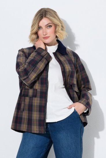 Ulla Popken 851806 Jakna za dež Temno modra - Jakne - Jakne za ženske v velikih številkah