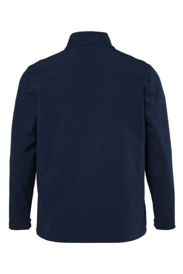 Men+ 868 Softshell jakna s flis podlogo Temno modra - Jakne - Moške bunde za Močnejše Postave