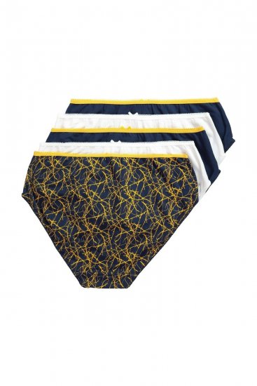 Ulla Popken 852670 Spodnjice 5 kosa Temno modra - Spodnjice - 