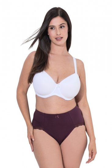 Ulla Popken 852698 Spodnjice 3 kosa Rjava - Spodnjice - 