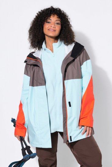 Ulla Popken 855313 Parka Taupe - Plašči - Plašči za ženske večjih velikosti