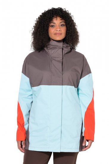Ulla Popken 855313 Parka Taupe - Plašči - Plašči za ženske večjih velikosti