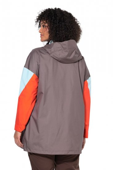 Ulla Popken 855313 Parka Taupe - Plašči - Plašči za ženske večjih velikosti