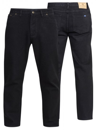 Rockford Comfort Jeans Black TALL SIZES - MOŠKA OBLAČILA MT-6XLT - DALJŠI kroji