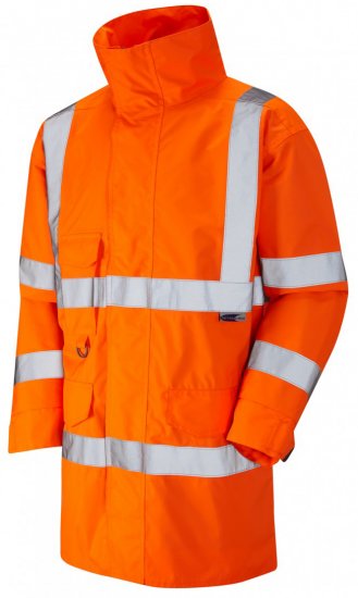 Leo Torridge Breathable Lightweight Anorak Hi-Vis Orange - Delovne obleke - Delovne Obleke Močnejše postave