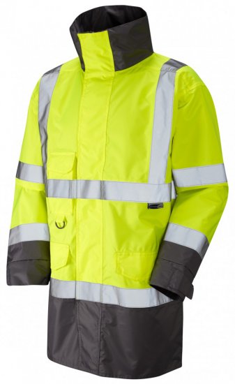 Leo Torridge Breathable Lightweight Anorak Hi-Vis Yellow - Delovne obleke - Delovne Obleke Močnejše postave