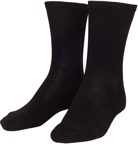 Adamo Adrian Sensitive-socks Black 2-pack - Spodnje perilo & kopalne hlače - Moško Spodnje Perilo za močnejše postave