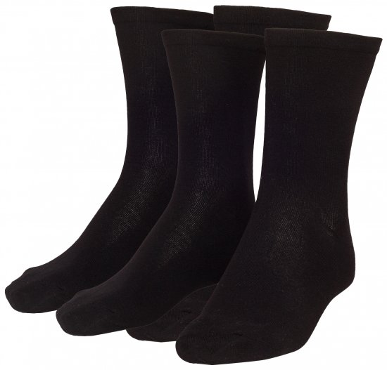 Adamo Adrian Sensitive-socks Black 2-pack - Spodnje perilo & kopalne hlače - Moško Spodnje Perilo za močnejše postave