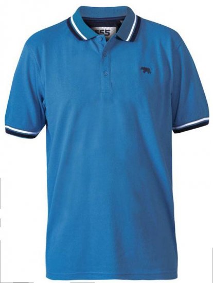 D555 Allante 2 Pique Polo Royal Blue - Polo majice - Moške Polo Majice za Močnejše Postave