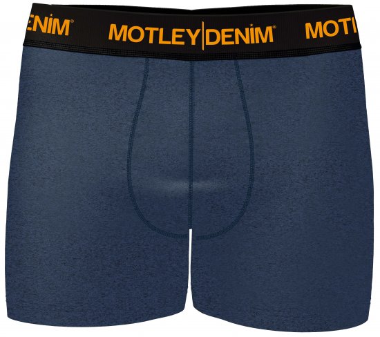 Motley Denim Amsterdam Boxershorts Dark Indigo 2-pack - Spodnje perilo & kopalne hlače - Moško Spodnje Perilo za močnejše postave