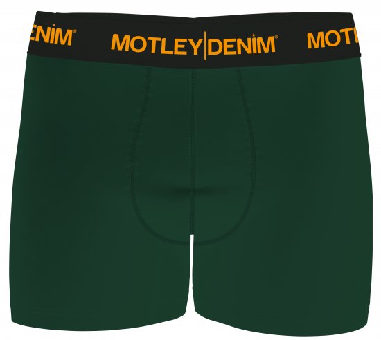 Motley Denim Amsterdam Boxershorts Racing Green 2-pack - Spodnje perilo & kopalne hlače - Moško Spodnje Perilo za močnejše postave