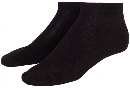 Adamo Anton sneaker-socks Black 4-pack - Spodnje perilo & kopalne hlače - Moško Spodnje Perilo za močnejše postave