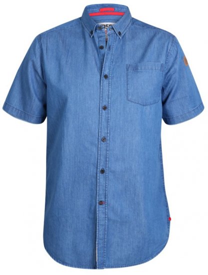 D555 Arnold Denim Shirt - Srajce - Moške srajce za Močnejše Postave