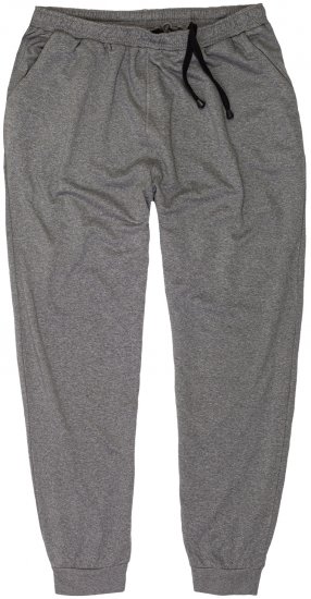 Adamo Athen Sweatpants with Cuffs Grey - Trenirke & kratke trenirke - Moške Trenirke za Močnejše Postave
