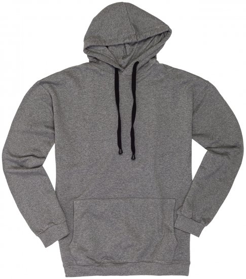 Adamo Athen Hoodie without Zipper Grey - Puloverji & jopice - Moški Puloverji & Jopice za Močnejše Postave