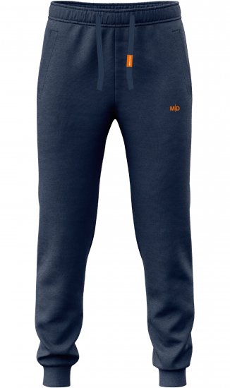 Motley Denim Berlin Sweatpants Dark Indigo - Trenirke & kratke trenirke - Moške Trenirke za Močnejše Postave
