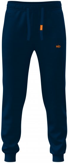 Motley Denim Berlin Sweatpants Navy - Trenirke & kratke trenirke - Moške Trenirke za Močnejše Postave