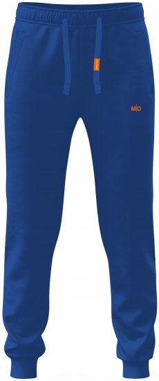 Motley Denim Berlin Sweatpants Royal Blue - Trenirke & kratke trenirke - Moške Trenirke za Močnejše Postave