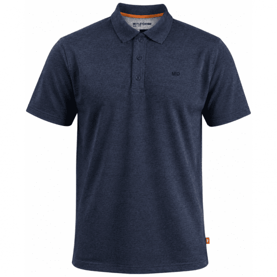 Motley Denim Bratislava Polo Dark Indigo - Polo majice - Moške Polo Majice za Močnejše Postave