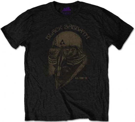 Black Sabbath US Tour -78 T-shirt - Kratke Majice - Moške kratke majice za močnejše postave