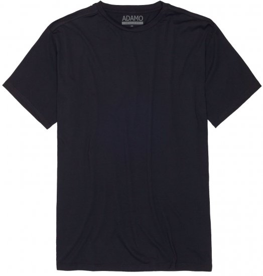 Adamo Bud Regular fit Heavy weight T-shirt Navy - Kratke Majice - Moške kratke majice za močnejše postave