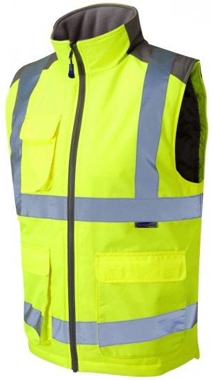 Leo Torrington Bodywarmer Yellow - Delovne Obleke - Delovne Obleke Močnejše postave