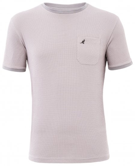 Kangol Cosmo T-shirt Grey - Kratke Majice - Moške kratke majice za močnejše postave