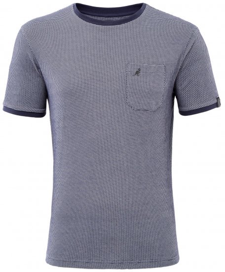 Kangol Cosmo T-shirt Navy - Kratke Majice - Moške kratke majice za močnejše postave