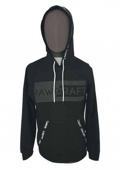 Rawcraft Cregan Hoodie Black - Puloverji & jopice - Moški Puloverji & Jopice za Močnejše Postave