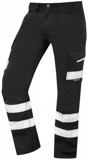 Leo Ilfracombe Cargo Pants Black - Delovne obleke - Delovne Obleke Močnejše postave