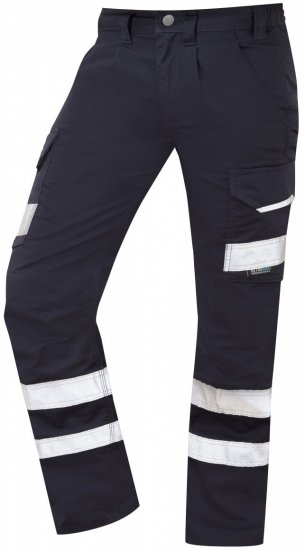 Leo Ilfracombe Cargo Pants Navy - Delovne Obleke - Delovne Obleke Močnejše postave