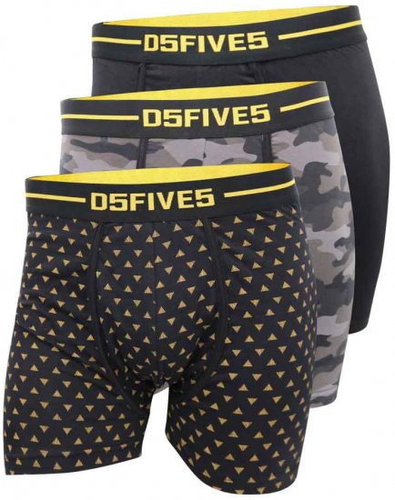 D555 Sylvester Printed Boxershorts 3-pack - Spodnje perilo & kopalne hlače - Moško Spodnje Perilo za močnejše postave