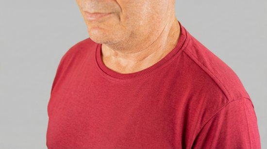 20 Nodi Mezzogiorno Sports T-Shirt Red - Kratke Majice - Moške kratke majice za močnejše postave