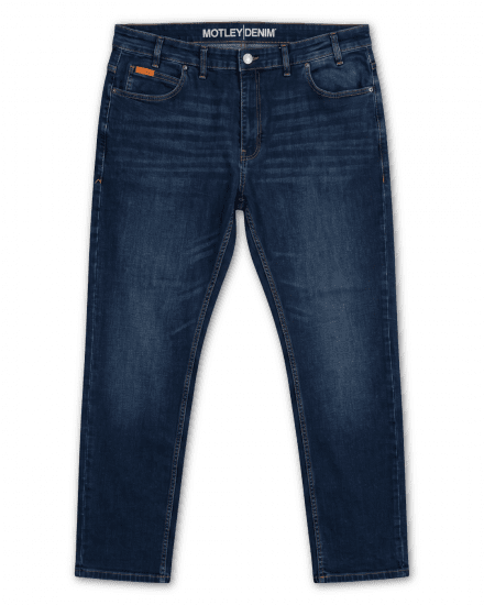 Motley Denim Soho 5-Pocket Jeans Dark Wash - Kavbojke & hlače - Moške Kavbojke in Hlače za Močnejše Postave