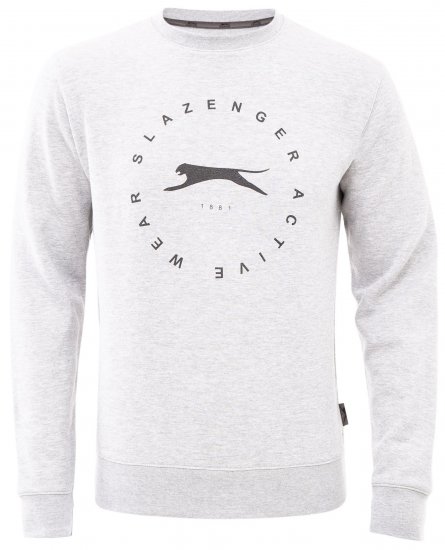 Slazenger Dean Sweatshirt Grey - Puloverji & jopice - Moški Puloverji & Jopice za Močnejše Postave