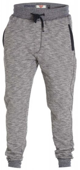 D555 Denzel Sweatpants Grey - Trenirke & kratke trenirke - Moške Trenirke za Močnejše Postave