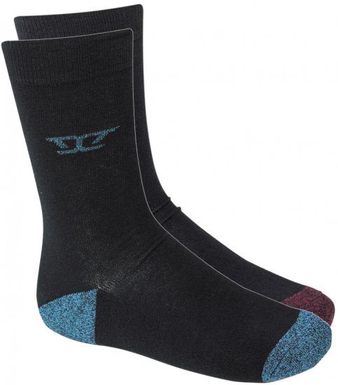 D555 Eden Cotton Rich Cushioned Sole Socks 2-Pack - Spodnje perilo & kopalne hlače - Moško Spodnje Perilo za močnejše postave