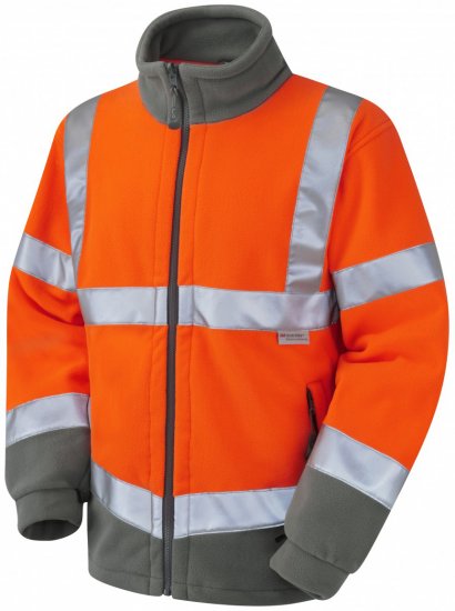 Leo Hartland Fleece Jacket Orange - Delovne obleke - Delovne Obleke Močnejše postave