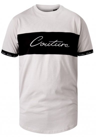 D555 Falcon T-Shirt With Embroidery Stone - Kratke Majice - Moške kratke majice za močnejše postave