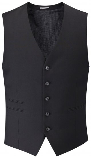 Skopes Madrid Waistcoat Black - Obleke - Velike številke oblek za moške