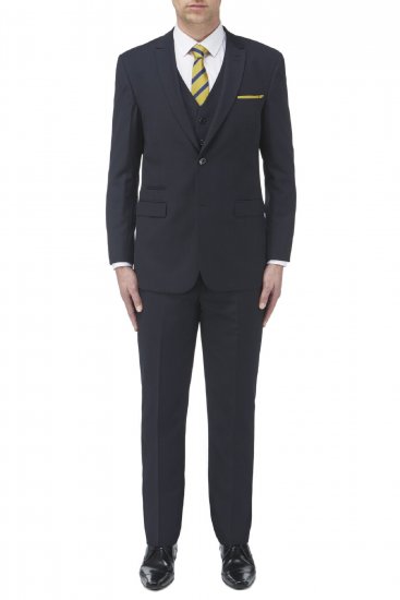 Skopes Madrid Suit pants Navy - Kavbojke & hlače - Moške Kavbojke in Hlače za Močnejše Postave