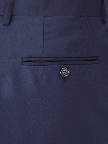 Skopes Kennedy Suit pants Royal Blue - Kavbojke & hlače - Moške Kavbojke in Hlače za Močnejše Postave