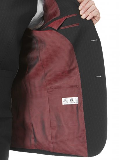 Skopes Darwin Suit jacket Black stripe - Obleke - Velike številke oblek za moške