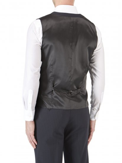 Skopes Darwin Waistcoat Black stripe - Obleke - Velike številke oblek za moške