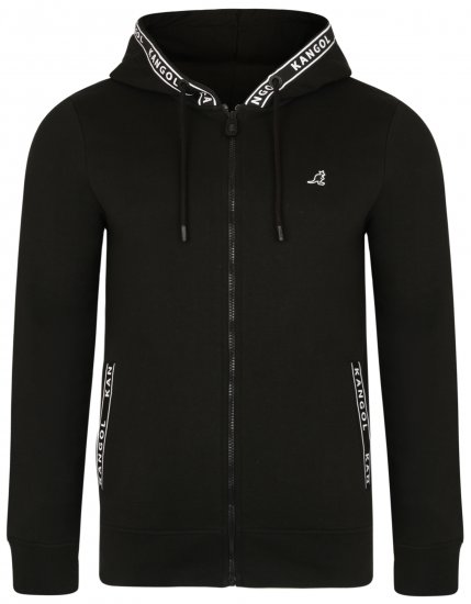 Kangol Foray Hoodie Black - Puloverji & jopice - Moški Puloverji & Jopice za Močnejše Postave