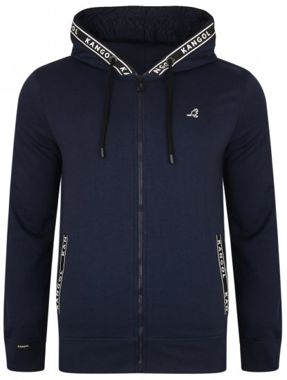 Kangol Foray Hoodie Navy - Puloverji & jopice - Moški Puloverji & Jopice za Močnejše Postave