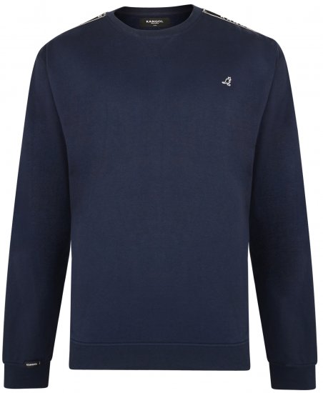 Kangol Foray Sweatshirt Navy - Puloverji & jopice - Moški Puloverji & Jopice za Močnejše Postave