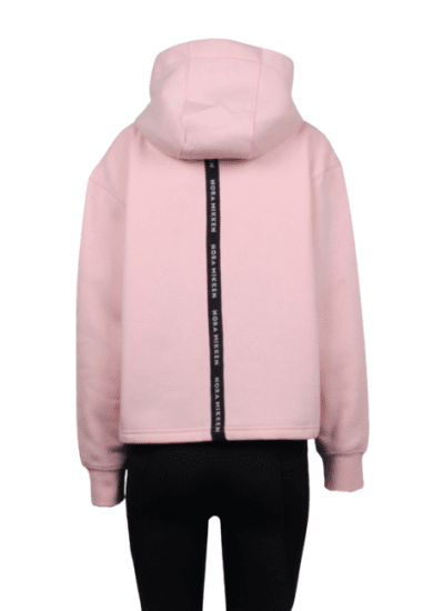 Nora Mikken GERTRUD Cropped Hoodie Pink - Puloverji & jopice - 