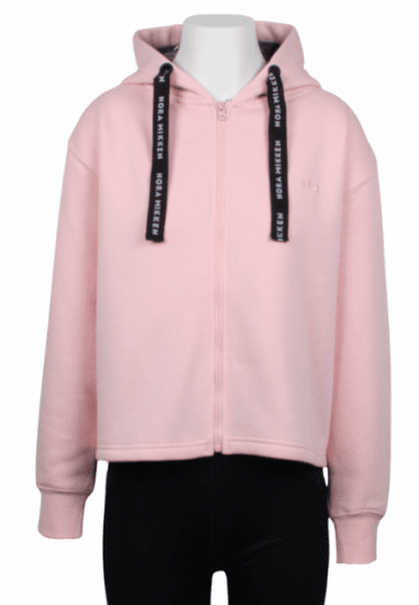 Nora Mikken GERTRUD Cropped Hoodie Pink - Puloverji & jopice - 