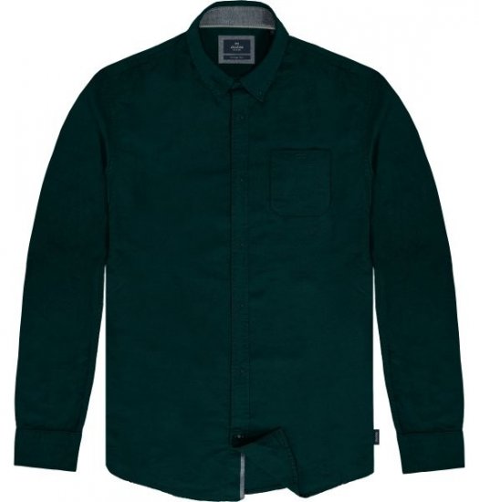 Double Outfitters GS-5225 Oxford srajca Temno zelena - Srajce - Moške srajce za Močnejše Postave